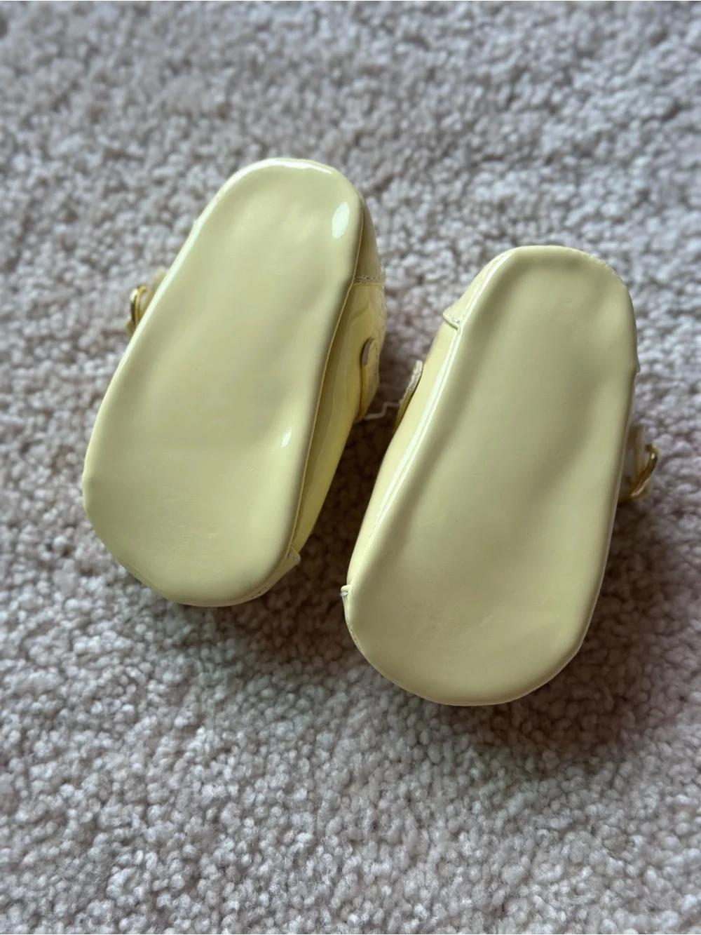 Janie and Jack Yellow Patent Mary Jane Shoes with Bow